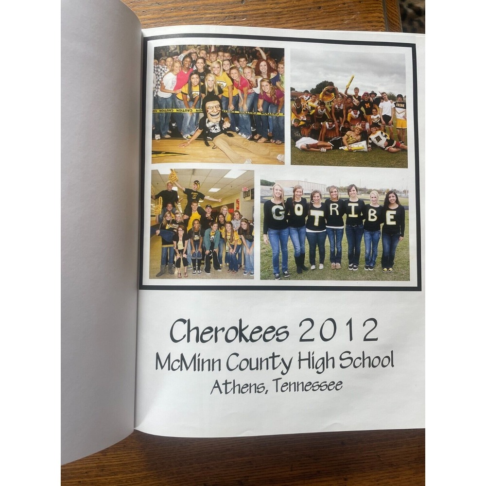 2012 Cherokees McMinn County High School Go tribe yearbook